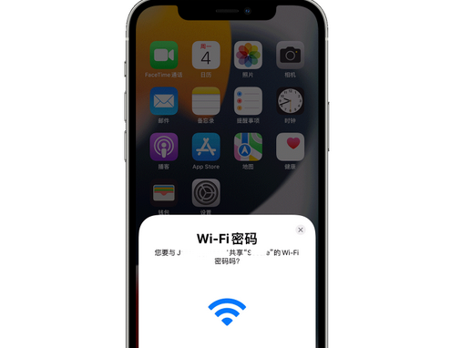 诸城苹果15维修店分享iPhone15如何共享Wi-Fi密码 