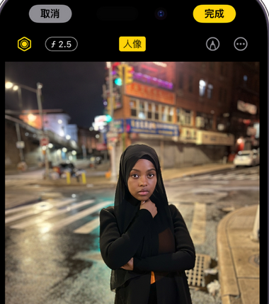 诸城苹果15服务店分享如何在iPhone15系列机型拍摄照片中添加人像效果 